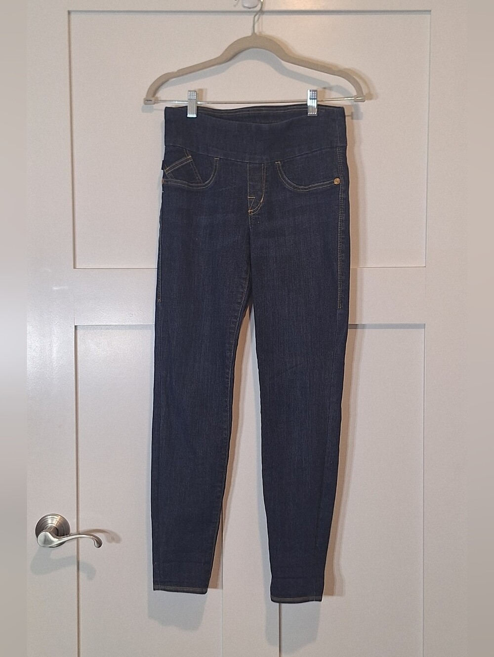 Rock & Republic Denim Rx Fever Stretch Jean Legging Darkwash Midrise Size 8